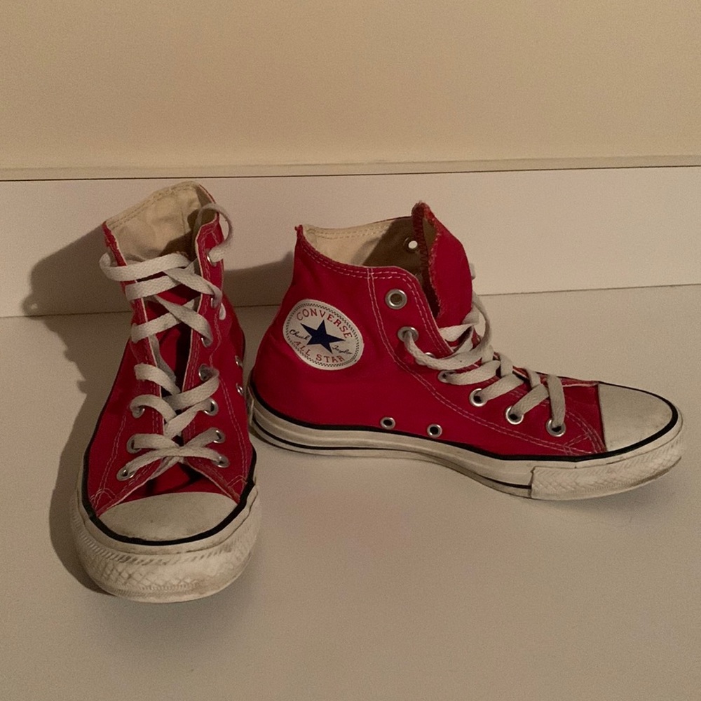 Red Converse All Star Chuck Taylor  Sneakers
